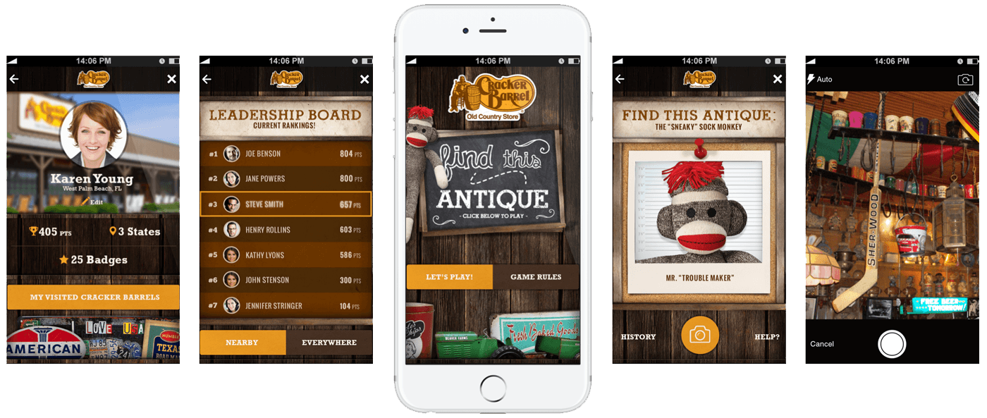 AR-based concept developed for Cracker Barrel